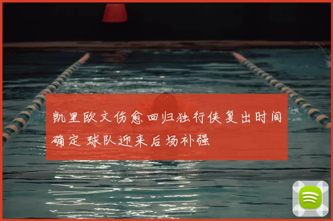 凯里欧文伤愈回归独行侠复出时间确定 球队迎来后场补强