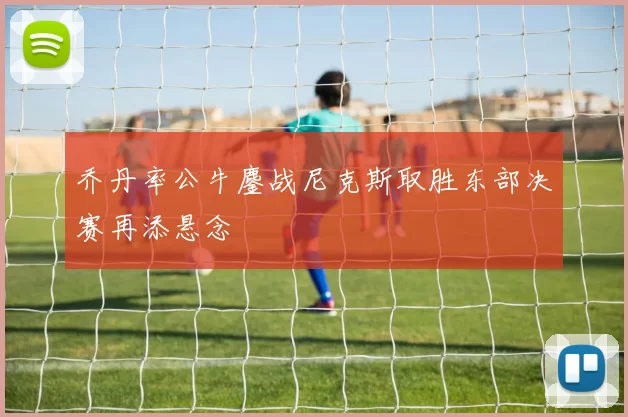 乔丹率公牛鏖战尼克斯取胜东部决赛再添悬念